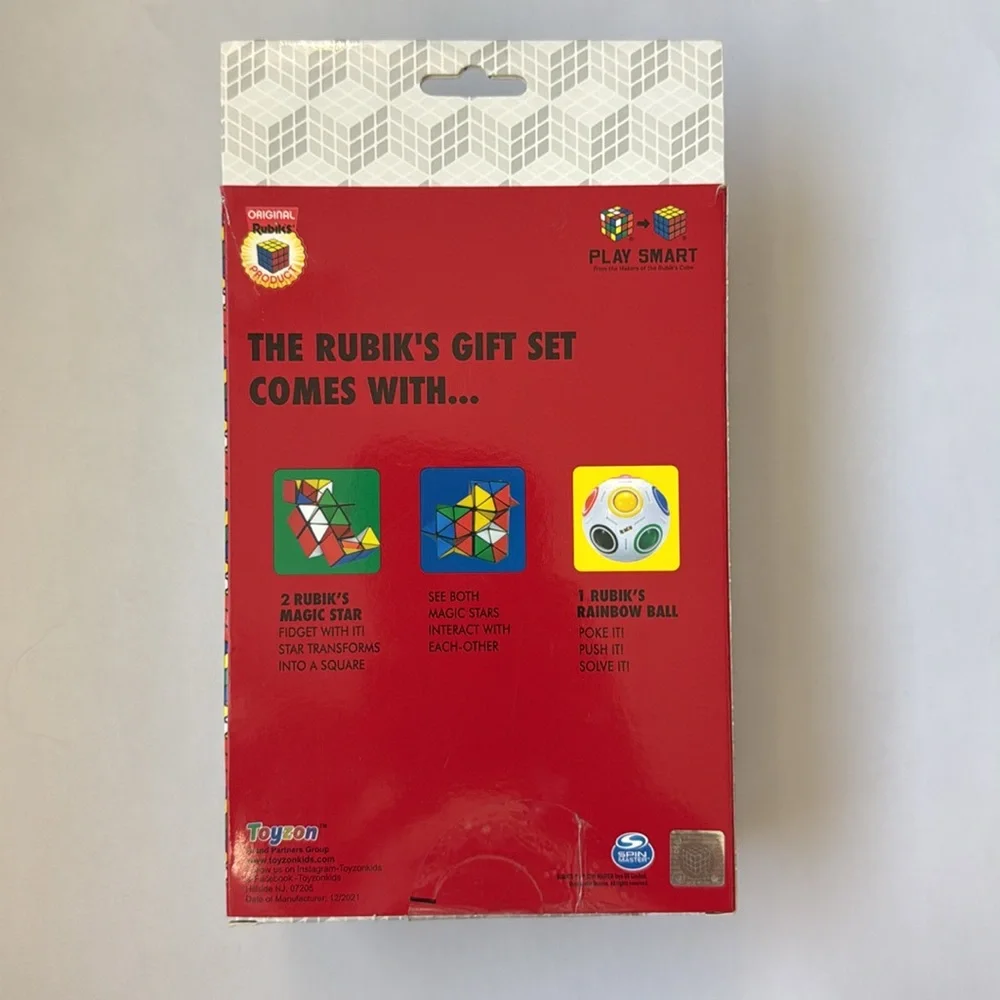 Rubik’s Gift Set | 2 Rubik’s Magic Star | Rubik’s Rainbow Ball